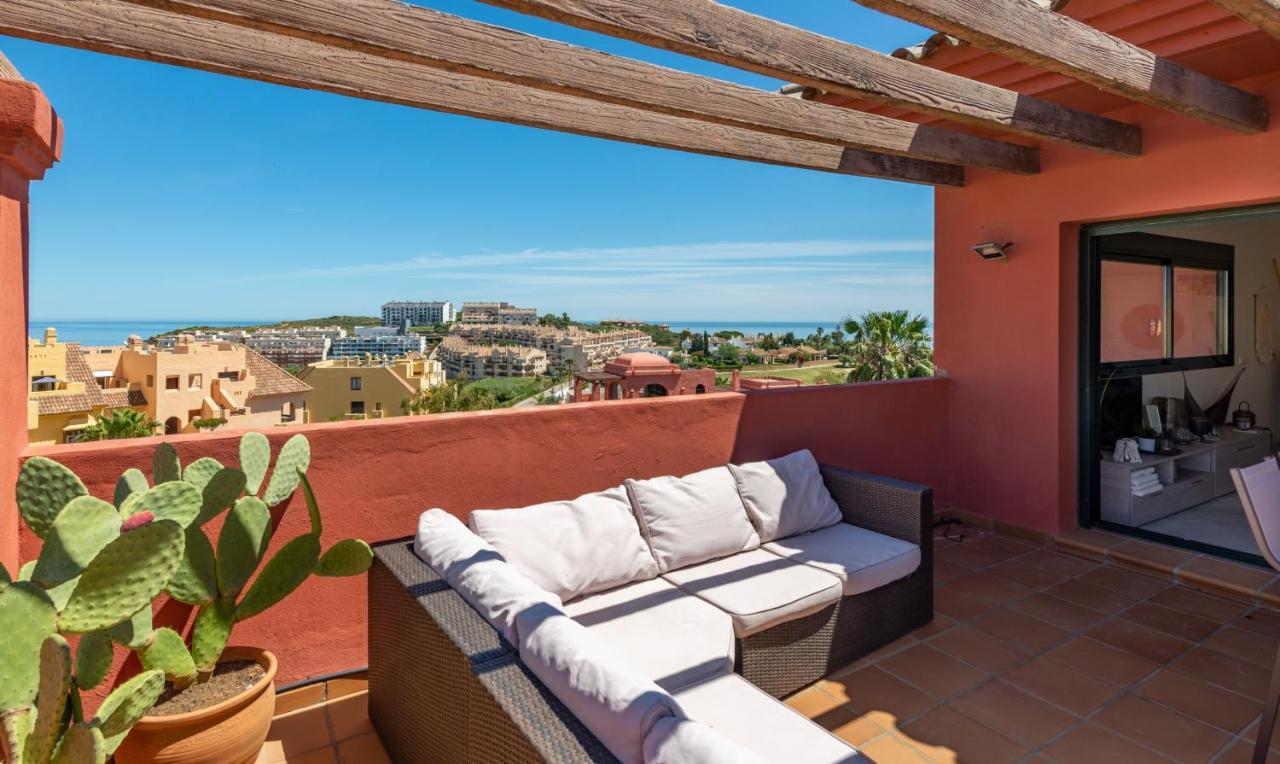 Colinas El Hacho 2320 Sea View Apartment Manilva Bagian luar foto