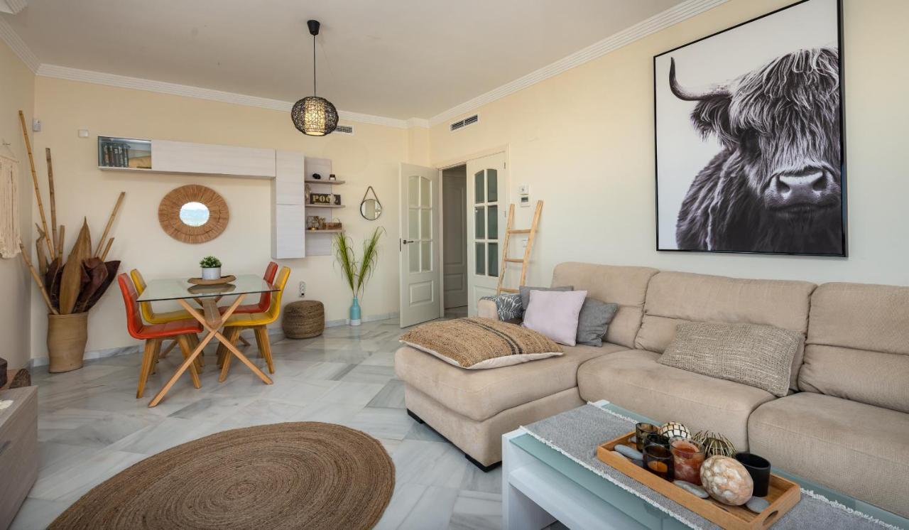 Colinas El Hacho 2320 Sea View Apartment Manilva Bagian luar foto